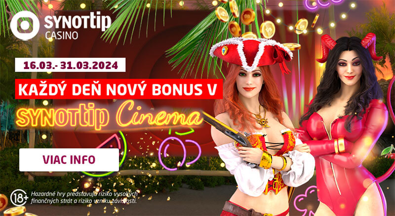 Synottip Cinema bonusy