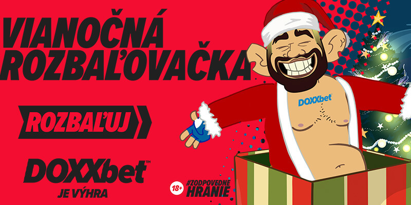 DOXXbet vianočná rozbaľovačka